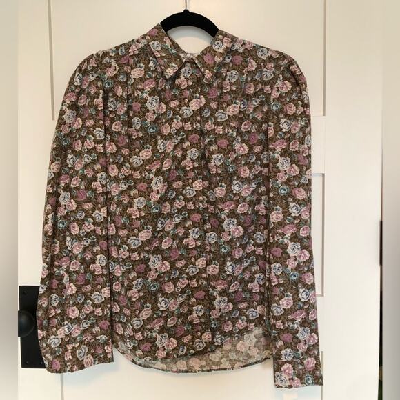Vintage Cottagecore Floral Blouse - Picture 1 of 5